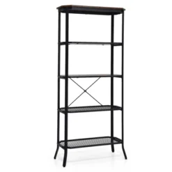 Costway 5 Tier Bookshelf Standing Storage Shelf Unit For Kitchen Living Room Office -Costway GUEST 43a682ce 7472 4e49 abd1 4710bc291cdf