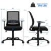 Costway Height Adjustable Mesh Office Chair Task Chair W/Lumbar Support -Costway GUEST 43e40375 5242 4cb4 843b e926a063d813