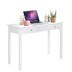 Costway Vanity Table Dressing Table Flip Top Desk Furniture White -Costway GUEST 451bab15 0fec 4ae1 b6a5 2c6495aa9887