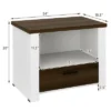 Costway Accent Nightstand With Drawer And Open Shelf Sofa End Table Bedroom Living Room 2 Costway Accent Nightstand With Drawer And Open Shelf Sofa End Table Bedroom Living Room -Costway GUEST 45708ee9 52a5 4b8c 9ff0 d72e41d8af4b