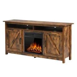 Costway 60'' Industrial Fireplace TV Stand W/18'' 750W/1500W Electric Fireplace -Costway GUEST 47e8b975 a316 4151 93e0 e30d3f9d9502