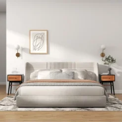 Costway Nightstand Modern Bedside End Table With Storage Drawer & Solid Wood Legs -Costway GUEST 4828d532 0d05 4029 b026 3330f7f68339