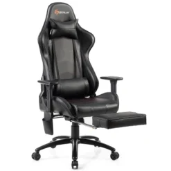 Costway Massage Gaming Chair Adjustable Reclining Racing Chair W/Headrest&Footrest GrayBlack 21 Costway Massage Gaming Chair Adjustable Reclining Racing Chair W/Headrest&Footrest GrayBlack -Costway GUEST 484d61ee 2695 46d3 b2d6 e4b15ef7dae0