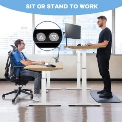 Costway Electric Stand Up Desk Frame Dual Motor Height Adjustable Stand WhiteBlack 17 Costway Electric Stand Up Desk Frame Dual Motor Height Adjustable Stand WhiteBlack -Costway GUEST 49b5d1fc 3c13 4b17 ba98 e9c3aeae052d