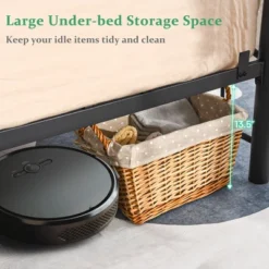 Costway Twin/Full/Queen Size Metal Bed Frame Platform Mattress Foundation With Headboard Footboard 18 Costway Twin/Full/Queen Size Metal Bed Frame Platform Mattress Foundation With Headboard Footboard -Costway GUEST 4a7d4f65 61ce 4f3b b1df 7ccd8f0d5308