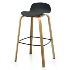 Costway Set Of 2 Barstools Modern 30inch Pub Chairs W/Low Back & Metal Legs Black -Costway GUEST 4af05037 3435 4e19 95c2 1c3efa3dbe5e