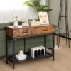 Costway Console CouchTable With 2 Drawers Metal Frame Entryway Table For Living Room 2 Costway Console CouchTable With 2 Drawers Metal Frame Entryway Table For Living Room -Costway GUEST 4b8dbc17 f6e7 4fbb 9764 149b76f8da89