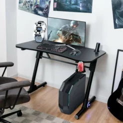 Costway Gaming Computer Desk Height Adjustable W/ LED Light & Gaming Handle Rack 13 Costway Gaming Computer Desk Height Adjustable W/ LED Light & Gaming Handle Rack -Costway GUEST 4bbdc5a3 55a2 4387 a6bf 9eef7fd35c0b