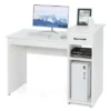 Costway Computer Desk PC Laptop Table W/ Drawer And Shelf Home Office Furniture White -Costway GUEST 4dd3e4bd 5fcd 4d72 bc7b e7384d13598f