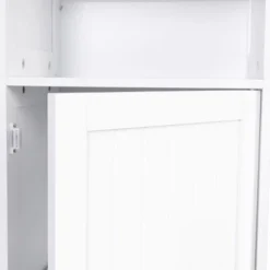 Costway 72''H Bathroom Tall Floor Storage Cabinet Shelving Display GreyWhite -Costway GUEST 4e84c3bd 461e 467d 813c 4c689042d202