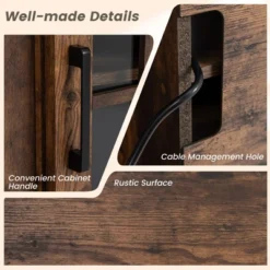 Costway 58" Fireplace TV Stand W/ 1400W Electric Fireplace For TVs Up To 65 Inches 20 Costway 58" Fireplace TV Stand W/ 1400W Electric Fireplace For TVs Up To 65 Inches -Costway GUEST 4fe1c316 402f 4a66 9d3d d6c1d1269044