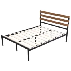 Costway Twin Size Metal Platform Bed Frame Mattress Foundation Wooden Headboard -Costway GUEST 4ff8c989 e2b9 4303 a6cc 506c257aad6a