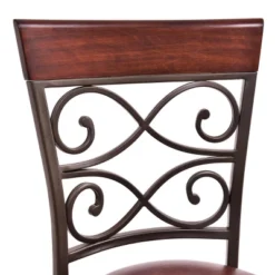 Set Of 2 Vintage Bar Stools Swivel Padded Seat 30'' Bistro Dining Kitchen Pub Chair High Back -Costway GUEST 524b00f3 587e 4fda afa3 c217b4a227a9