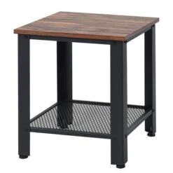 Industrial End Table 2-Tier Side Table W/Storage Shelf Rustic Sofa Table Black 17 Industrial End Table 2-Tier Side Table W/Storage Shelf Rustic Sofa Table Black -Costway GUEST 535a9b80 b2f6 4783 a804 c67c5166cdcb