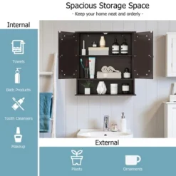 Costway Wall Mount Mirror Cabinet 14 Costway Wall Mount Mirror Cabinet -Costway GUEST 5410ff59 572b 43ad b782 ada848301afd