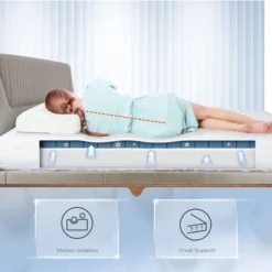 Costway 8'' Gel Infused Memory Foam Mattress Jacquard Firm Hybrid Pressure Relief QueenFull -Costway GUEST 54f563c1 03a2 4d45 974b 87a25b69406d