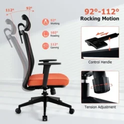 Costway Mesh Office Chair Big Tall Ergonomic Executive Chair Height Adjustable 400 Lbs -Costway GUEST 54f6f516 20f4 4e30 9fd8 0b88cd17ab7b