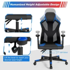 Costway Gaming Chair Swivel Computer Office Chair W/ Adjustable Mesh Back -Costway GUEST 55f32453 63ae 48d1 afbe 7627a11e850d