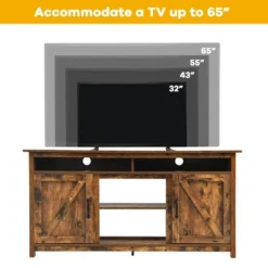 Costway 60''Industrial TV Stand Entertainment Console Center W/ Shelve & Cabinet -Costway GUEST 56cb4e9b 2ed3 4e0a 99ee 42ba40ca42ed