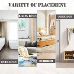 Bathroom Floor Storage Cabinet Double Door Kitchen Cupboard Shoe Cabinet Brown -Costway GUEST 579d17db 7465 4d28 ba7e 1261183d711c