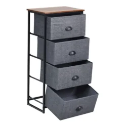 Costway 4 Drawers Dresser Chest Storage Tower Side Table Display Home Furniture -Costway GUEST 57bca01c 5205 434f 9635 36844fafbaff