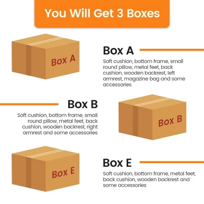 Costway Modern Modular 3-Seat Sofa Couch W/ Side Storage Pocket & Metal Leg Ash Grey 11 Costway Modern Modular 3-Seat Sofa Couch W/ Side Storage Pocket & Metal Leg Ash Grey - Image 9