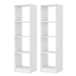 Costway 56'' Tall Bookcase, Freestanding Bookshelf With 4 Open Cubes -Costway GUEST 58cb2e39 2300 4989 991a 169c7241ae9d