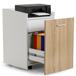 Costway File Cabinet With 2 Drawers Mobile Filing Cabinet W/Wheel For Letter Size -Costway GUEST 5a37d1dc dddc 4429 898f 57d42f40663c