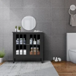 Costway Storage Buffet Cabinet Glass Door Sideboard Console Table Server 15 Costway Storage Buffet Cabinet Glass Door Sideboard Console Table Server -Costway GUEST 5bc7a080 07f7 48fa a97b a8e611667345