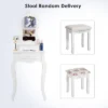 Costway White Vanity Jewelry Makeup Dressing Table Stool Drawer -Costway GUEST 5d7b1b60 aa43 48d9 acec c13c64278e9f