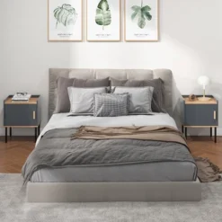 Costway Nightstand Bedside End Table With Door Cabinet For Living Room Bedroom -Costway GUEST 5dfa593a a4a3 48fa 9c66 250d019ac4ff