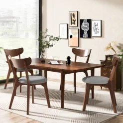 Set Of 2 Dining Chair Upholstered Curved Back Side Chair With Solid Wooden Legs 13 Set Of 2 Dining Chair Upholstered Curved Back Side Chair With Solid Wooden Legs -Costway GUEST 5f9f1feb 6ca2 44bb 9a46 809664b386de