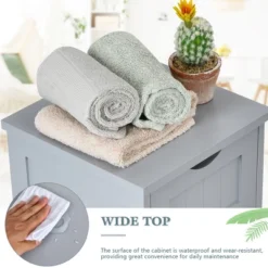 Costway Floor Storage Cabinet Bathroom Organizer Free Standing Drawers -Costway GUEST 5fe96f34 8da4 4628 97e0 4e2883598432