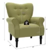 Costway Modern Accent Chair W/ Tufted Backrest & Rubber Wood Legs -Costway GUEST 61a0e6f0 1c2d 454b bf04 8d66c34435a3