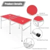 60'' Portable Table Tennis Ping Pong Folding Table W/Accessories Indoor Game -Costway GUEST 62bc7fa9 d258 44cb 8342 91c405876ad2