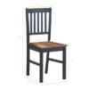 Set Of 4 Dining Chair Kitchen Black Spindle Back Side Chair With Solid Wooden Legs -Costway GUEST 62dd347a f51b 4f78 aee3 0d8c487ef38c