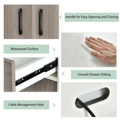 Costway 3-Door 71'' Kitchen Buffet Pantry Storage Cabinet W/Hutch Adjustable Shelf White 17 Costway 3-Door 71'' Kitchen Buffet Pantry Storage Cabinet W/Hutch Adjustable Shelf White -Costway GUEST 6315706e 21f4 45ed adba b47b559756a6