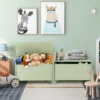 Costway Kids Toy Box W/Safety Hinge Wood Storage Chest Flip-Top Storage Organizer Green -Costway GUEST 640464f0 dba7 4da1 9997 e1bce0a84a9f