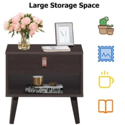 Costway Nightstand Sofa Side End Table Bedside Table Drawer Storage 15 Costway Nightstand Sofa Side End Table Bedside Table Drawer Storage -Costway GUEST 6559b901 3093 4fc4 a17c 7b0829e6ae82 1