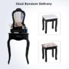 Costway Vanity Wood Makeup Dressing Table Stool Jewelry Desk Black -Costway GUEST 66661e30 8884 4320 8439 55b44776883e