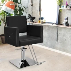 Costway Salon Chair For Hair Stylist Adjustable Swivel Hydraulic Barber Styling Chair