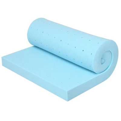 Costway 3'' Gel-Infused Bed Mattress Topper Cooling Ventilated Air Foam Pad 14 Costway 3'' Gel-Infused Bed Mattress Topper Cooling Ventilated Air Foam Pad - Image 12