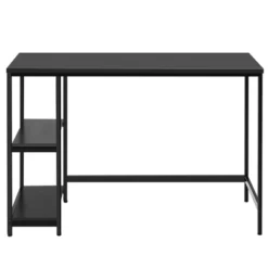 Costway 47'' Computer Desk Office Study Table Workstation Home W/ Adjustable Shelf Rustic Black/Coffee/Brown -Costway GUEST 6b6b0c80 5705 4e61 844d 54027220326a