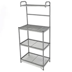 Costway 4-Tier Baker's Rack Microwave Oven Stand Shelves Kitchen Storage Rack Organizer -Costway GUEST 6bb44483 4004 474d 97e8 cd438ee3f6c0