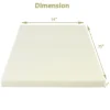 3'' Bed Mattress Topper Air Cotton For All Night’s Comfy Soft Mattress Pad -Costway GUEST 6ca63dc7 0a2e 4daa a35d 29f094c2808d