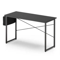 Costway Modern Computer Desk 47'' Study Writing Table W/ Storage Bag Coffee Black/Brown/Coffee -Costway GUEST 6cef1b5e f026 4c95 a31f cd02456990e8
