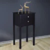 Costway Side Table End Accent Table Night Stand W/ 2 Drawers Furniture Black 2 Costway Side Table End Accent Table Night Stand W/ 2 Drawers Furniture Black -Costway GUEST 6e7d5d50 ccf3 4665 82dc f2daf54ce53c