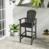 Costway Outdoor HDPE Bar Height Stool Patio Tall Chair Armrest Footrest All Weather -Costway GUEST 6f23fd90 07d1 499c 9dbc c43f4d3a348f