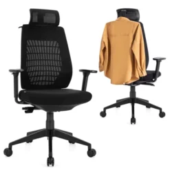 Costway High Back Mesh Office Chair Swivel Reclining Task Chair W/Clothes Hanger -Costway GUEST 7005e891 a398 4642 aa53 8c02a03e41f8