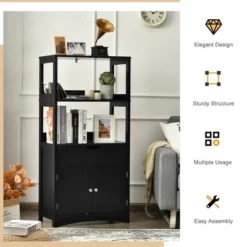Costway Bathroom Storage Cabinet W/Drawer Shelf Cupboard Floor Cabinet 18 Costway Bathroom Storage Cabinet W/Drawer Shelf Cupboard Floor Cabinet -Costway GUEST 718c95e9 e5f3 4999 92ce 33bd68e61a1f